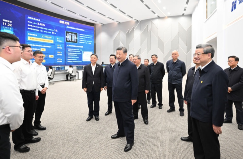 習近平在河北雄安新區考察